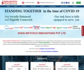 Shivainfotech.com(Shiva Infotech Innovations Pvt Ltd) Screenshot