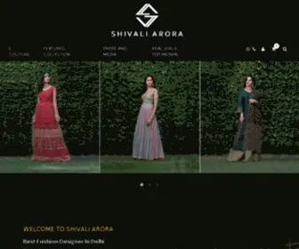Shivaliarora.com(Indian & Indo Western Occasion Wear For Women) Screenshot
