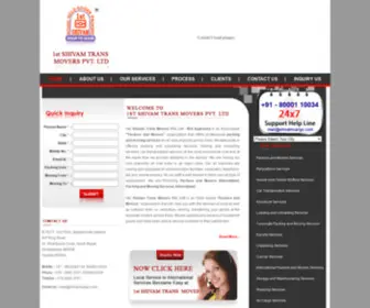 Shivamcargo.com(1st Shivam Trans Movers Pvt Ltd) Screenshot