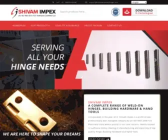 Shivamimpexhinge.com(Shivam Impex) Screenshot