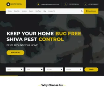 Shivapestcontrol.com(Shiva Pest Control) Screenshot