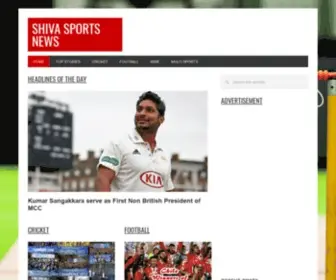 Shivasportsnews.com Screenshot