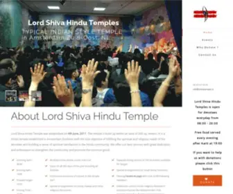 Shivatemple.nl(Lord Shiva Temple) Screenshot