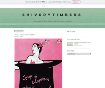 Shiverytimbers.com(Mysite) Screenshot