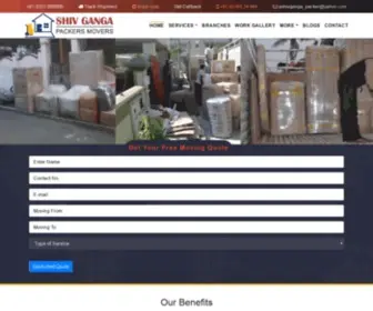 Shivgangapackersmovers.com(Packers and Movers in Chandigarh) Screenshot