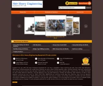 Shivheavyengg.com(Air Compressor) Screenshot