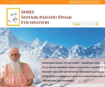 ShivKrupanandfoundation.org(Gurutattva) Screenshot