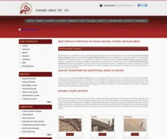 Shivlingimpex.com(Natural Stone Company) Screenshot