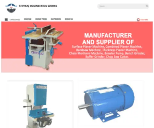 Shivrajengineeringworks.com(Industrial Bandsaw Machine Manufacturer) Screenshot