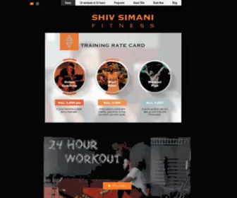 Shivsimani.com(Shiv Simani Fitness) Screenshot