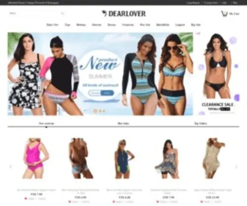 Shiyingsexylingerie.com(Dear Lover. Dear lover clothing) Screenshot