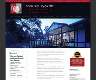 Shizuka.com.au(Shizuka Ryokan) Screenshot