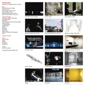 Shizukahariu.com(Selected Projects) Screenshot
