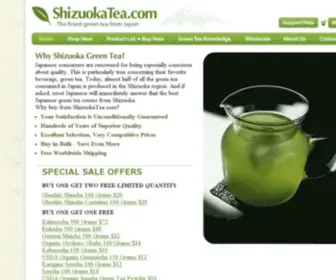 Shizuokatea.com(Japanese Green Tea) Screenshot