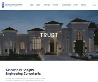 Shjengcon.com(Sharjah Engineering Consultants) Screenshot