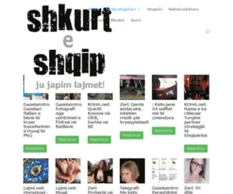 Shkurteshqip.info(Lajmet e fundit Shqip) Screenshot