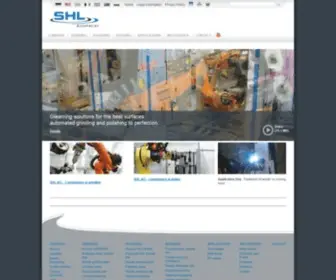 SHL-Automatisierung.de(Gleaming solutions for the best surfaces) Screenshot