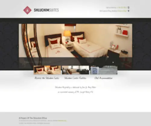 Shluchimsuites.com(Shluchim Office) Screenshot