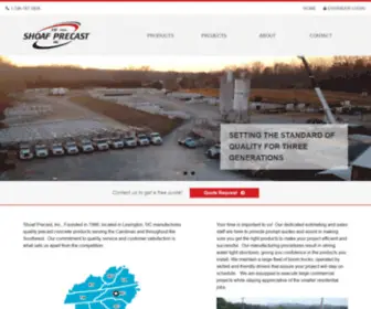 Shoafprecast.com(Shoaf Precast) Screenshot