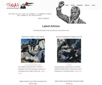 Shoah.org.uk(The Palestinian Holocaust) Screenshot