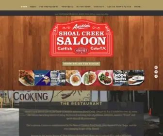 Shoalcreeksaloon.com(Shoal Creek Saloon) Screenshot