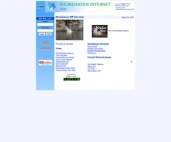 Shoalhaven.net.au(Shoalhaven ISP Services NSW Australia) Screenshot