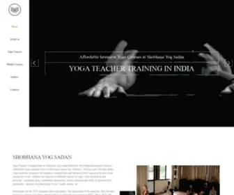 Shobhanayogsadan.com(Shobhana Yog Sadan Rishikesh) Screenshot