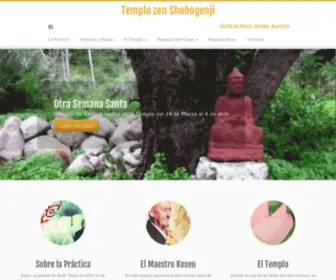 Shobogenji.com(Templo zen Shobogenji) Screenshot