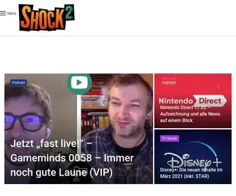 Shock2.info(Deine Webseite & Community für Videospiele) Screenshot
