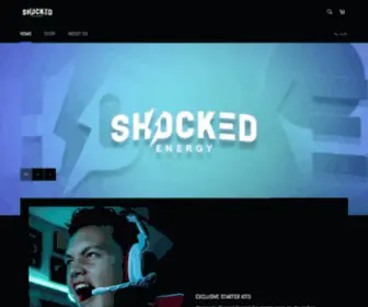 Shockedenergy.com(Gamer Energy Drink) Screenshot