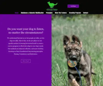 Shockeyhaus.com(Professional Dog Training) Screenshot