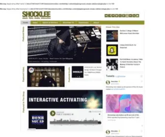 Shocklee.com(Entertainment) Screenshot