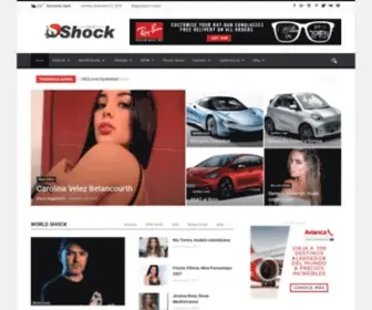 Shockmagazineplus.com(Bienvenidos a Shock Magazine Plus®) Screenshot