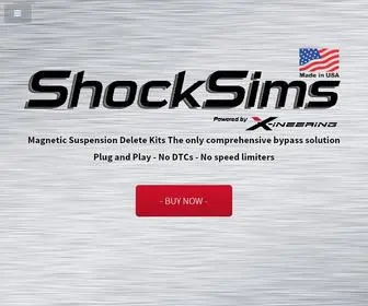 Shocksims.com(GM & Ford Magneride Bypass Kits by . Plug) Screenshot