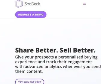 Shodeck.com(Sell Better) Screenshot