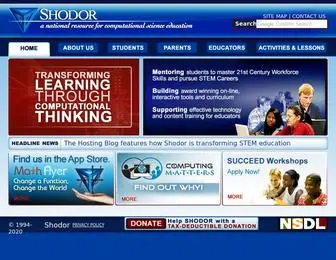 Shodor.org(A National Resource for Computational Science Education) Screenshot