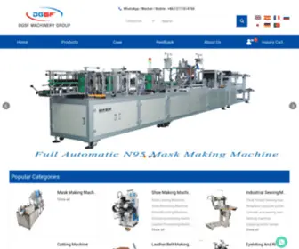 Shoe-Machine-Supplier.com(Shoe Making Machine category) Screenshot