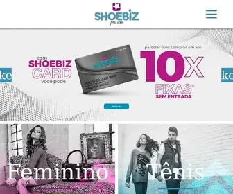 Shoebiz.com.br(Calçados masculinos) Screenshot