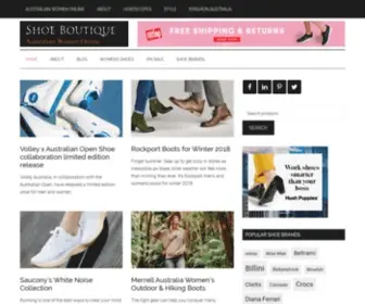 Shoeboutique.net.au(Brand name shoe shopping portal) Screenshot