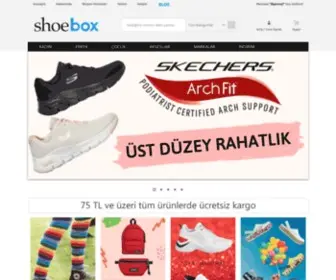 Shoebox.com.tr(Online Spor Malzemeleri) Screenshot