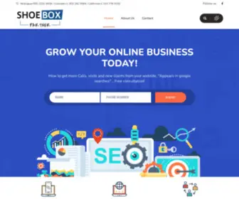 Shoeboxpartner.com(Customer search) Screenshot