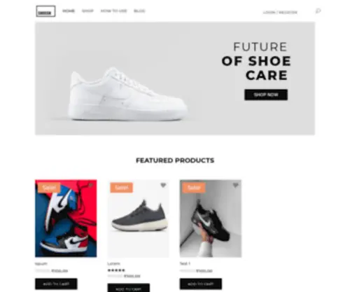 Shoegr.com(Online Store) Screenshot