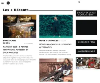 Shoelifer.com(Shoelifer est le 1er média marocain axé sur l'art de vivre et le luxe) Screenshot