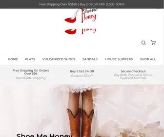 Shoemehoney.com(Shoe Me Honey) Screenshot