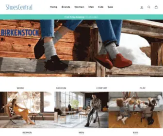 Shoescentral.com(Create an Ecommerce Website and Sell Online) Screenshot