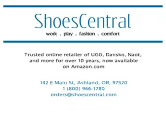 Shoescentral.net(Create an Ecommerce Website and Sell Online) Screenshot