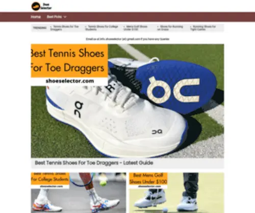 Shoeselector.com(A great pair of shoes) Screenshot