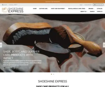 Shoeshineexpress.com(Leather Shoe & Boot Care) Screenshot