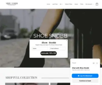 Shoesnobb.com(Shoesnobb) Screenshot