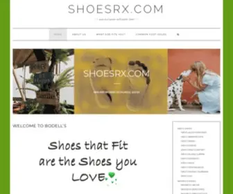 Shoesrx.com(Bodell's) Screenshot